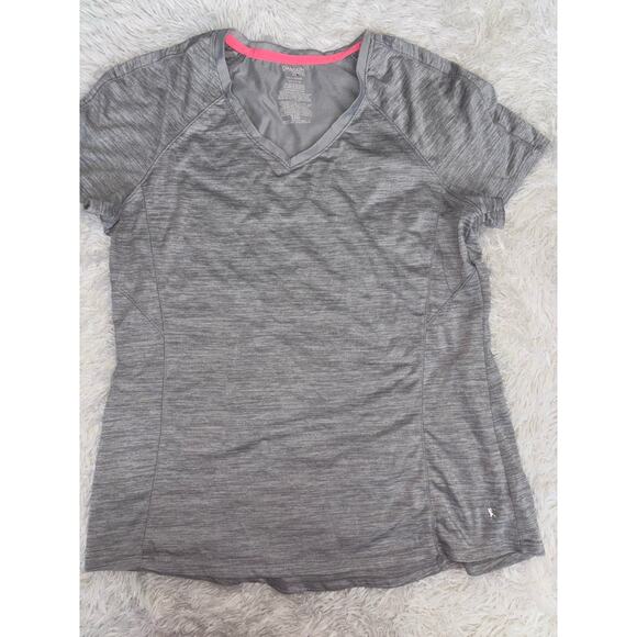 Danskin Now Women’s Sz. L “ Semi Fitttd” Gray Activewear Top. Grt. Shape - Picture 1 of 8